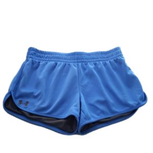 Under Armour Blue Gray Running Shorts Sz M
